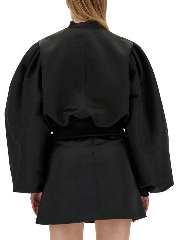 Nina Ricci Satin Bomber Jacket - NINA RICCI - BALAAN 3