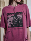 Scream Pigment Short Sleeve T Shirt Dusty Pink - CPGN STUDIO - BALAAN 1