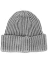 Signature Goggles Wool Beanie Grey - CP COMPANY - BALAAN 4