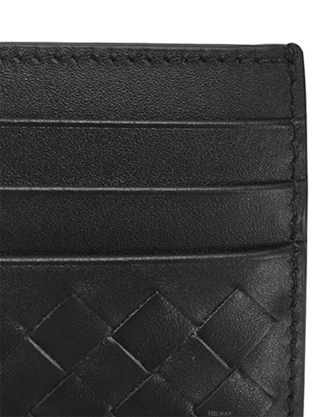 Intrecciato Classic Card Wallet Black - BOTTEGA VENETA - BALAAN 4