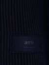 Logo Patch Basic Knit Top Navy - AMI - BALAAN 6