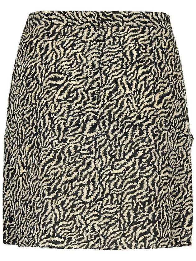 Isabel Marant Étoile 'Violaine' Two-Tone Viscose Miniskirt - ISABEL MARANT ETOILE - BALAAN 3