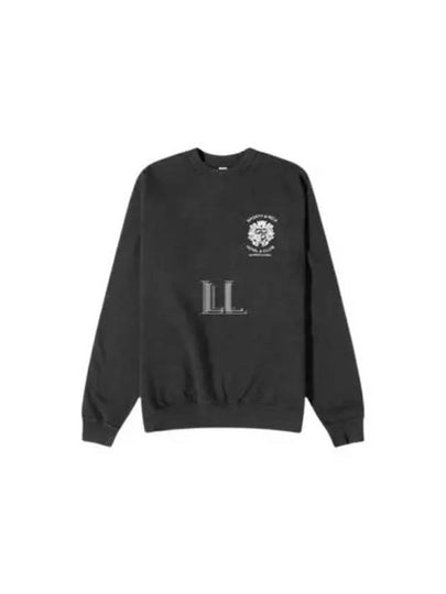 Hotel Logo Print Cotton Sweatshirt Black - SPORTY & RICH - BALAAN 2