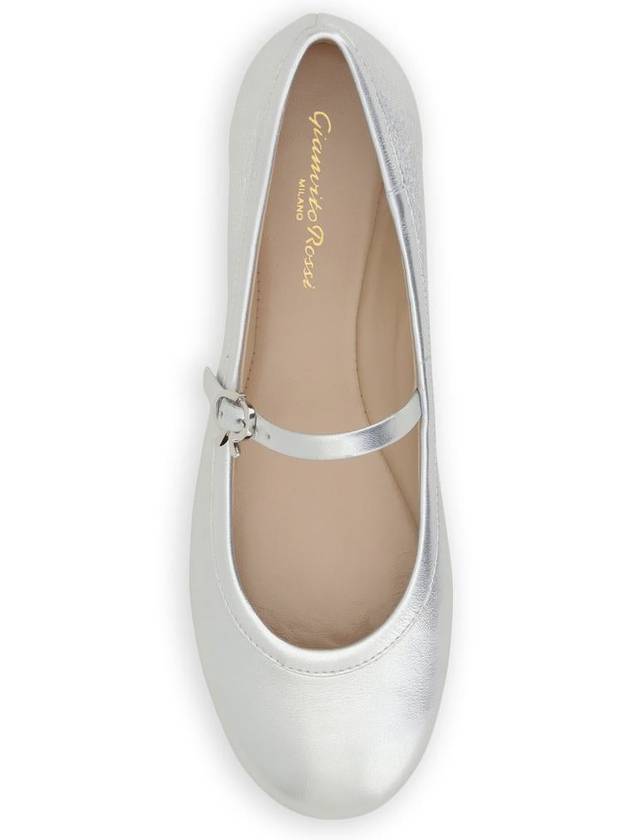 Gianvito Rossi Carla Nappa Silk Washed Ballerina Shoes - GIANVITO ROSSI - BALAAN 3