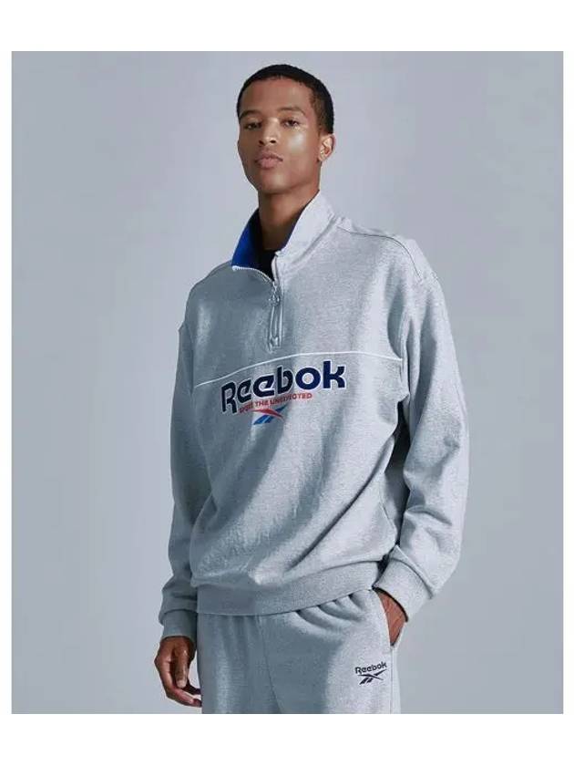 Vector half zip up gray - REEBOK - BALAAN 1