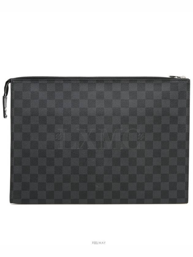 Damier Graphite Pochette 24H Clutch Bag N40481 - LOUIS VUITTON - BALAAN 4