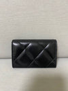 19 Gold Hardware Lambskin Flap Card Wallet Black - CHANEL - BALAAN 4