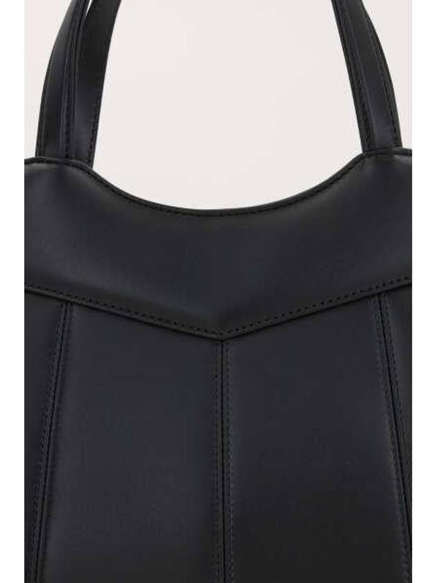 Petit GG Small Tote Bag Black Leather - GUCCI - BALAAN 5