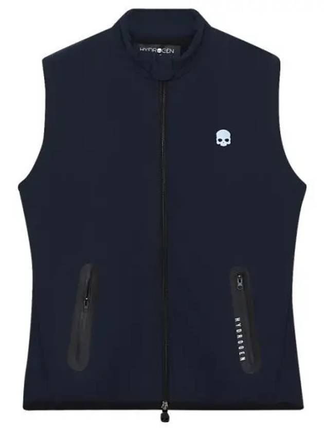 Women's Brushed Vest Navy - HYDROGEN - BALAAN 1