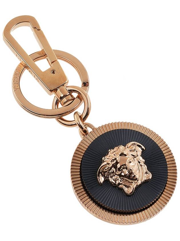 Medusa Face Keyring Gold Black - VERSACE - BALAAN 4