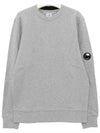 Diagonal Raised Fleece Sweatshirt Grey - CP COMPANY - BALAAN 4