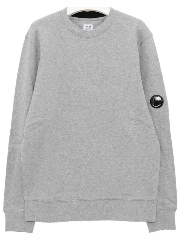 Diagonal Raised Fleece Sweatshirt Grey - CP COMPANY - BALAAN 2