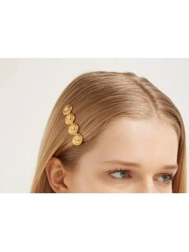 Women's Medusa Left Hair Pin Gold - VERSACE - BALAAN 4