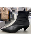 V-neck booties Chelsea boots black - CELINE - BALAAN.