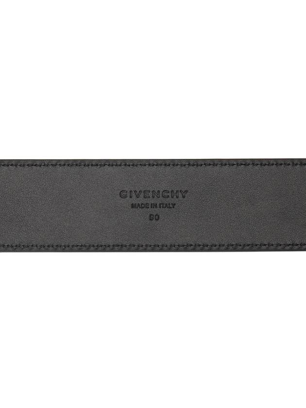 4G leather belt black - GIVENCHY - BALAAN 8