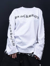 BBD Crushed Faith Long T Shirt White - BLACKBLOND - BALAAN 2