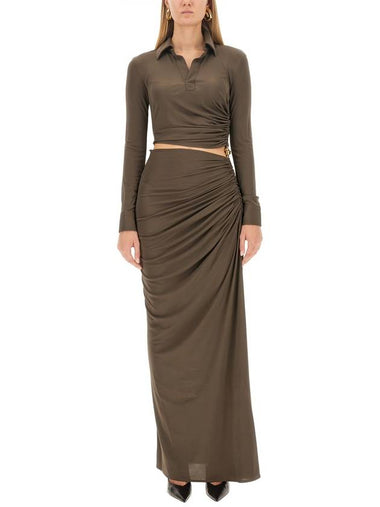 LONG KNOT DRESS - BOTTEGA VENETA - BALAAN 1