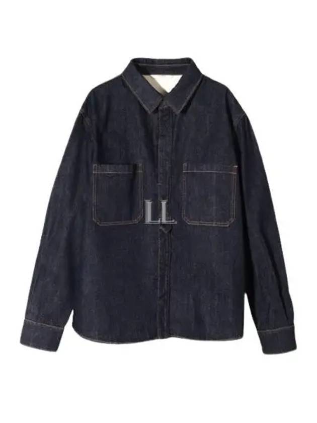 Cotton Denim Jacket Navy - VALENTINO - BALAAN 2