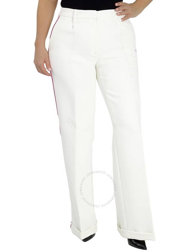 contrast trim tailored track pants - OFF WHITE - BALAAN 2