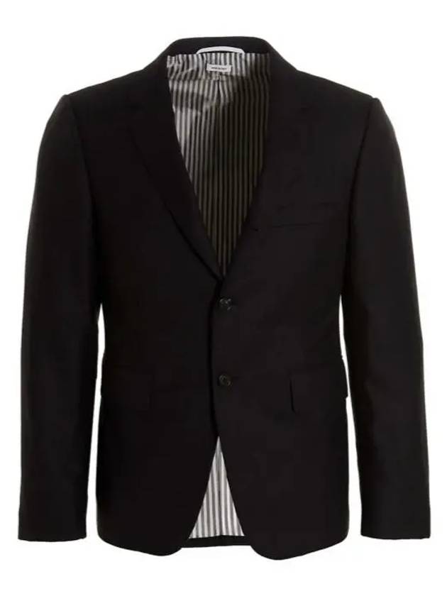 Men's Signature Classic Wool Suit Black - THOM BROWNE - BALAAN 3