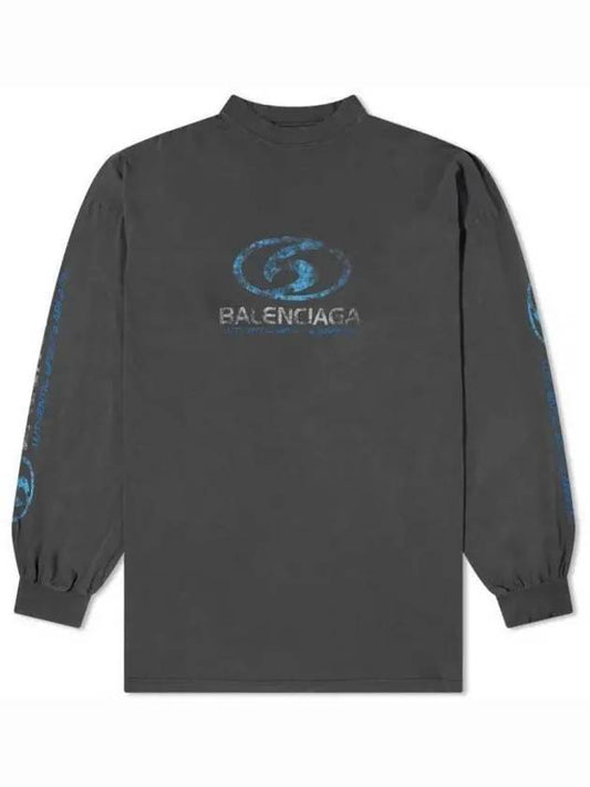 24 ss Surfer Long Sleeve T-Shirt 739027 TPVM3 1412 B0111057707 - BALENCIAGA - BALAAN 2