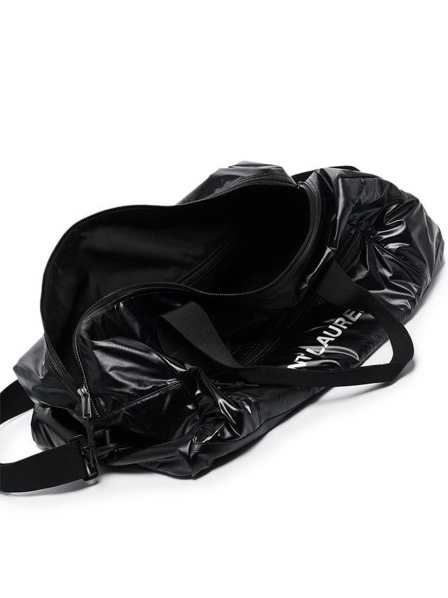 Nylon Nuxx Duffle Bag Black Platinum - SAINT LAURENT - BALAAN 6