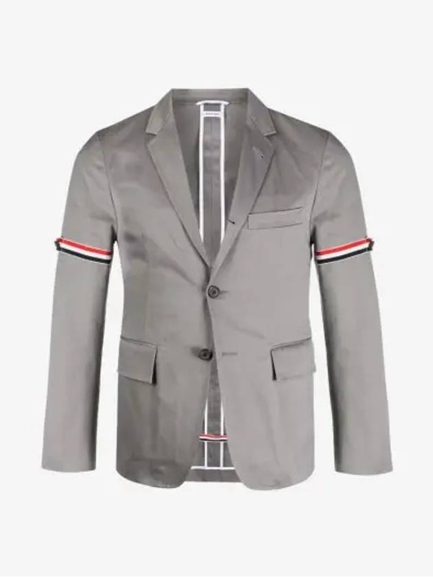 Armband Unconstructed Classic Jacket Navy Grey - THOM BROWNE - BALAAN 3