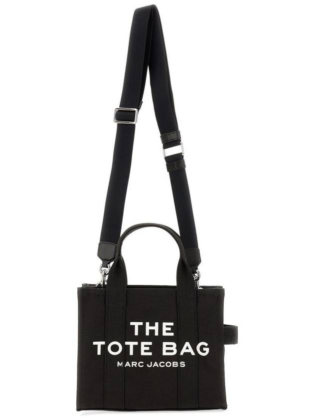 Logo Small Canvas Tote Bag Black - MARC JACOBS - BALAAN 6