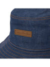 Logo Patch Denim Bucket Hat Indigo Blue - ACNE STUDIOS - BALAAN 6