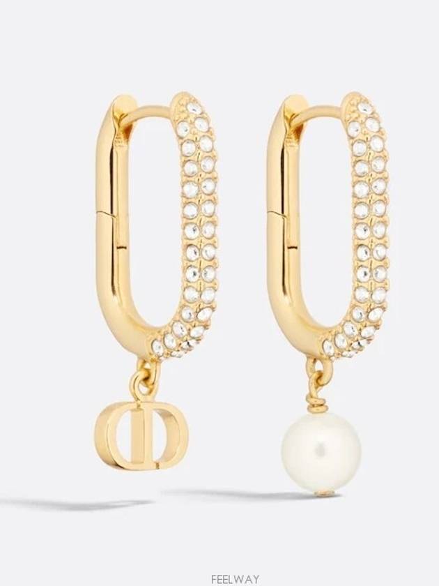 D Fusion Metal Earrings Gold - DIOR - BALAAN 2