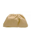 Dumpling Small Leather Clutch Bag Almond - BOTTEGA VENETA - BALAAN 2