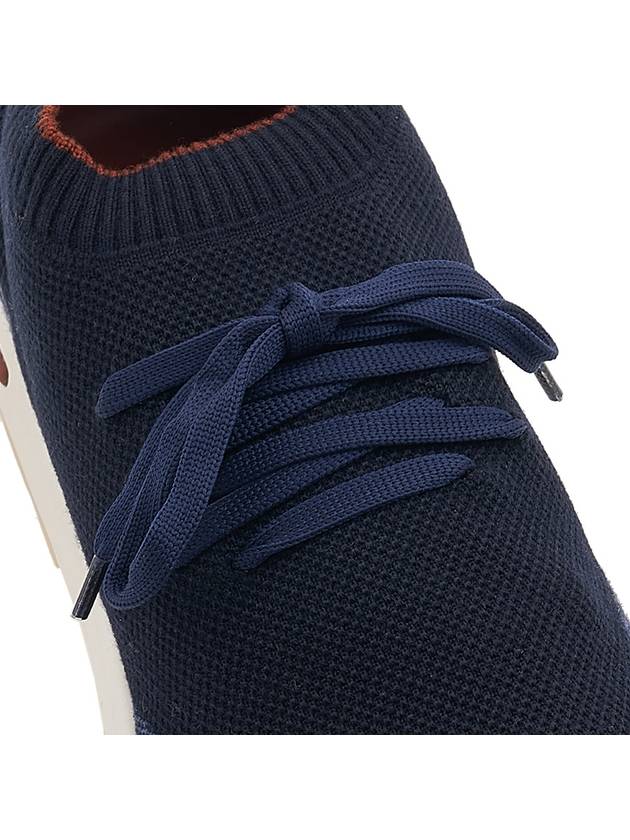 360 LP Flexi Wish Wool Walk Low Top Sneakers Shadow Blue - LORO PIANA - BALAAN 9