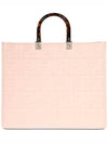 Sunshine FF Logo Medium Tote Bag Pink - FENDI - BALAAN 2