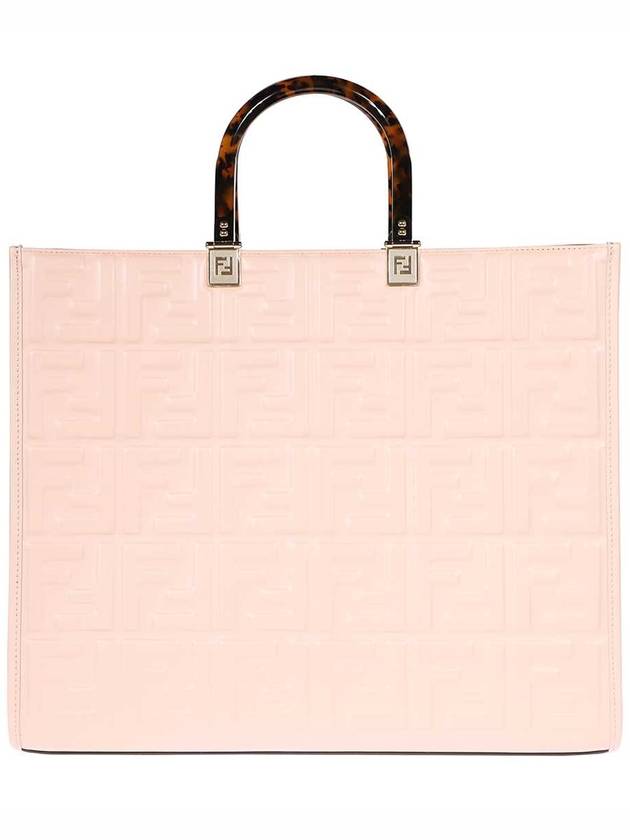 Sunshine FF Logo Medium Tote Bag Pink - FENDI - BALAAN 2