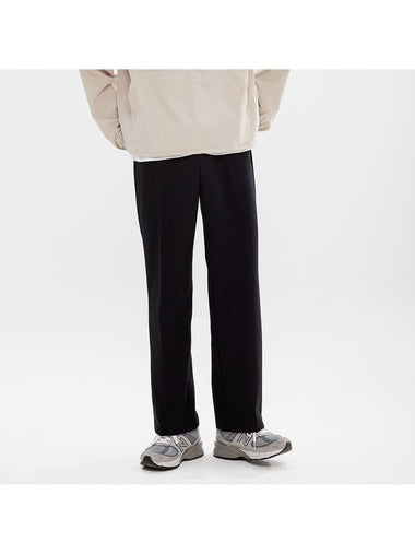 Wide Banding Slacks Standard 2 Colors - PEPPERSEASONING - BALAAN 1