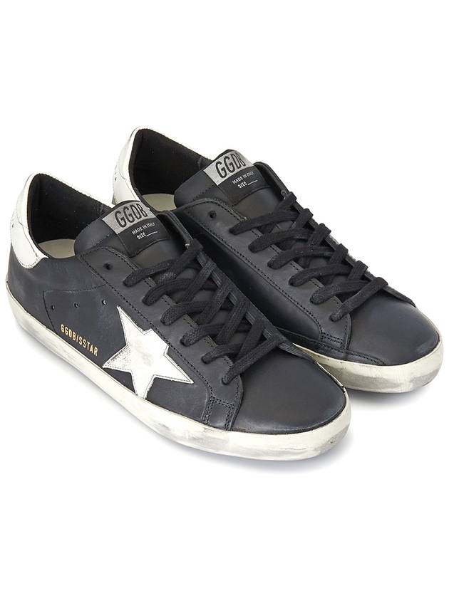 Superstar White Tab Sneakers Black - GOLDEN GOOSE - BALAAN 4