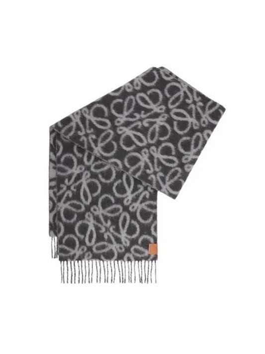 Anagram Scarf Black F811257X23 - LOEWE - BALAAN 1