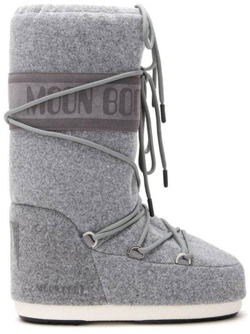 Icon Felt Winter Boots Grey - MOON BOOT - BALAAN 1