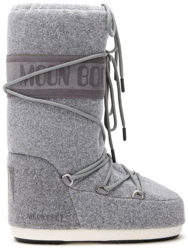 Icon Felt Winter Boots Grey - MOON BOOT - BALAAN 1