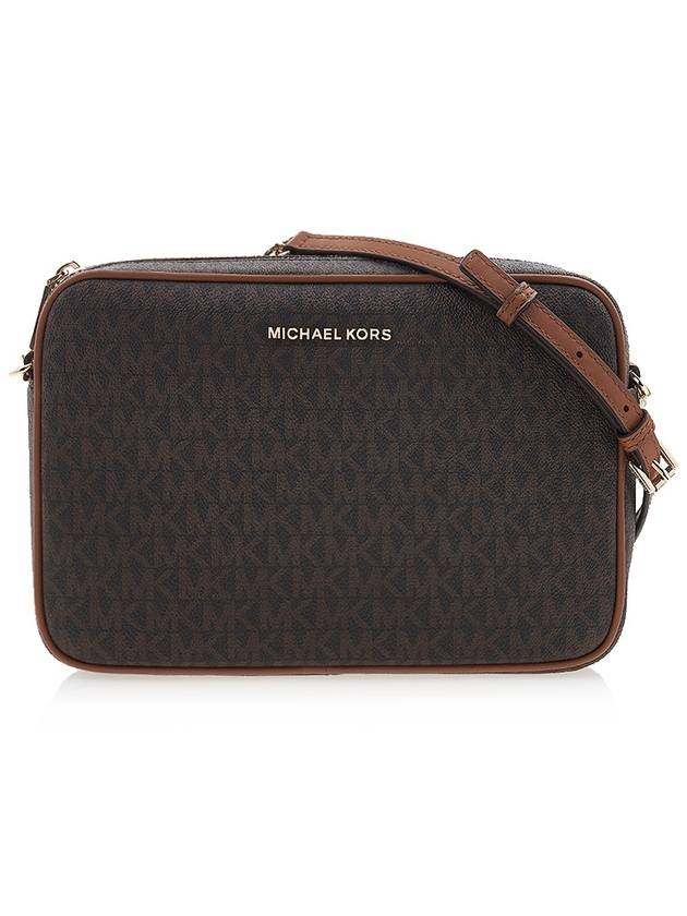 Jet Set Chain Cross Bag Brown - MICHAEL KORS - BALAAN 2