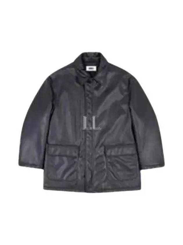 Numeric Leather Jacket Black - MAISON MARGIELA - BALAAN 2