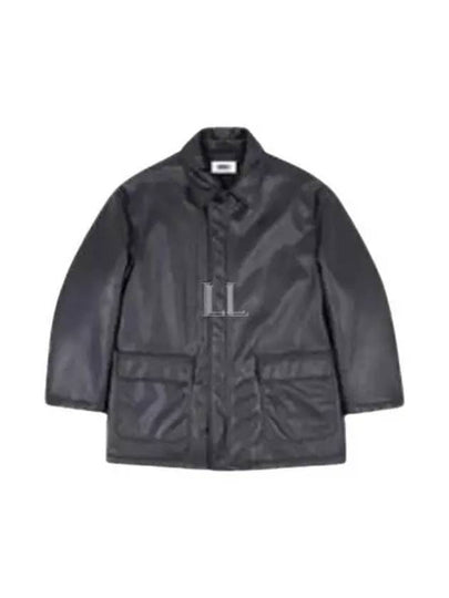 Numeric Leather Jacket Black - MAISON MARGIELA - BALAAN 2