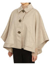 Vanadio Cashmere Cape Ivory - MAX MARA - BALAAN 4