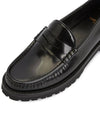 Monogram Leather Loafers Black - SAINT LAURENT - BALAAN 8