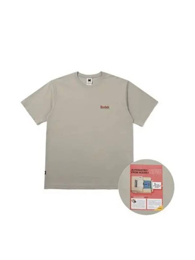 KODAK Apparel Graphic Aero Cool Short Sleeve T Shirt GRAY - KODO - BALAAN 1