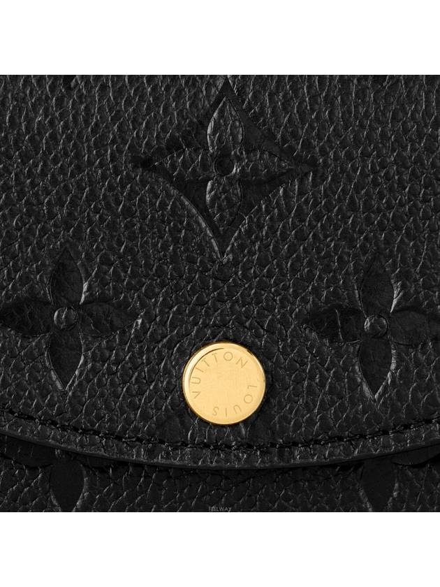 Rosalie Monogram Coin Wallet Black - LOUIS VUITTON - BALAAN 5