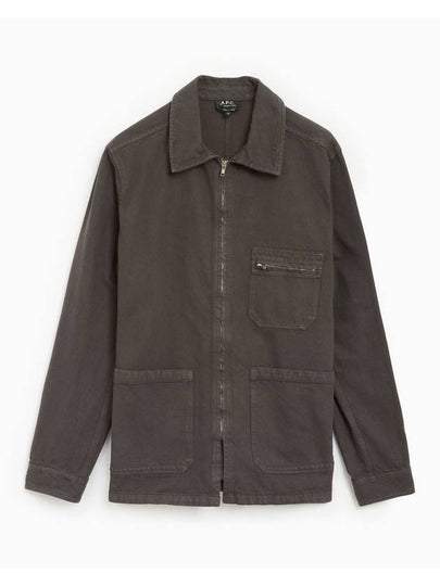 Connor Blouson Denim Jacket Grey - A.P.C. - BALAAN 2