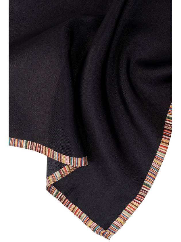 Striped Border Silk Scarf M1A160BM362 - PAUL SMITH - BALAAN 4