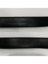 Monogram Square Leather Belt Black - SAINT LAURENT - BALAAN 9