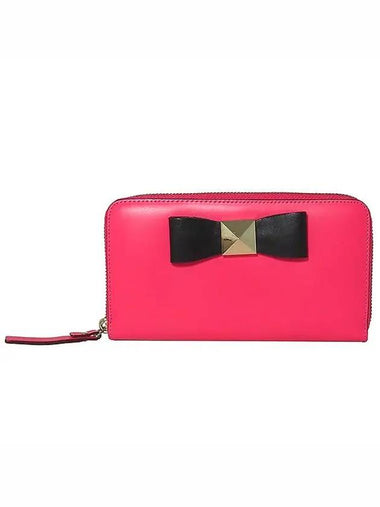 pink long wallet - KATE SPADE - BALAAN 1